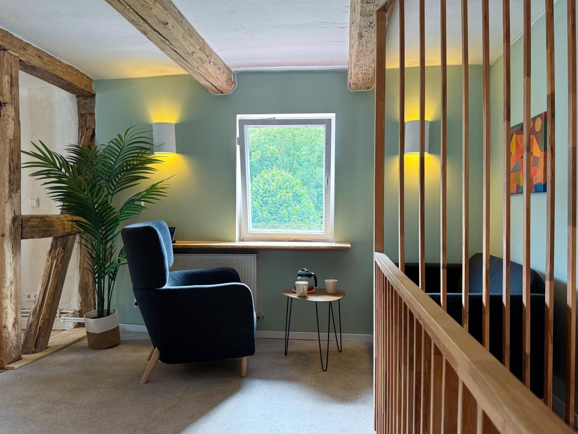 Haus Ludwig - Saniertes Fachwerkhaus Im Harz - 12 Personen Villa Thale Luaran gambar