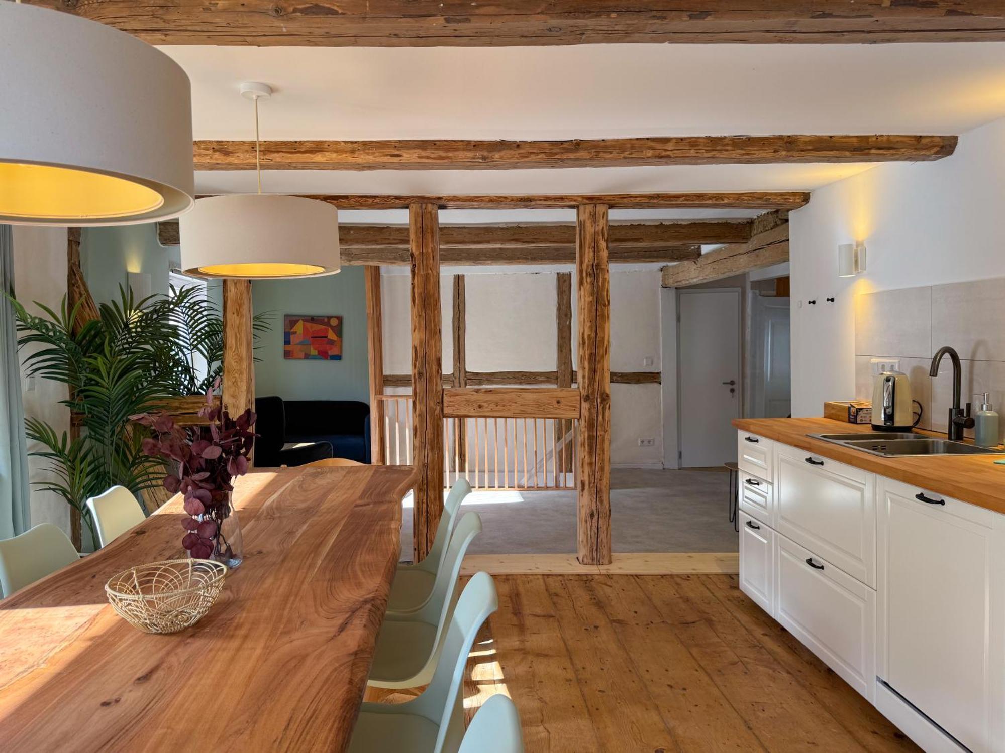 Haus Ludwig - Saniertes Fachwerkhaus Im Harz - 12 Personen Villa Thale Luaran gambar