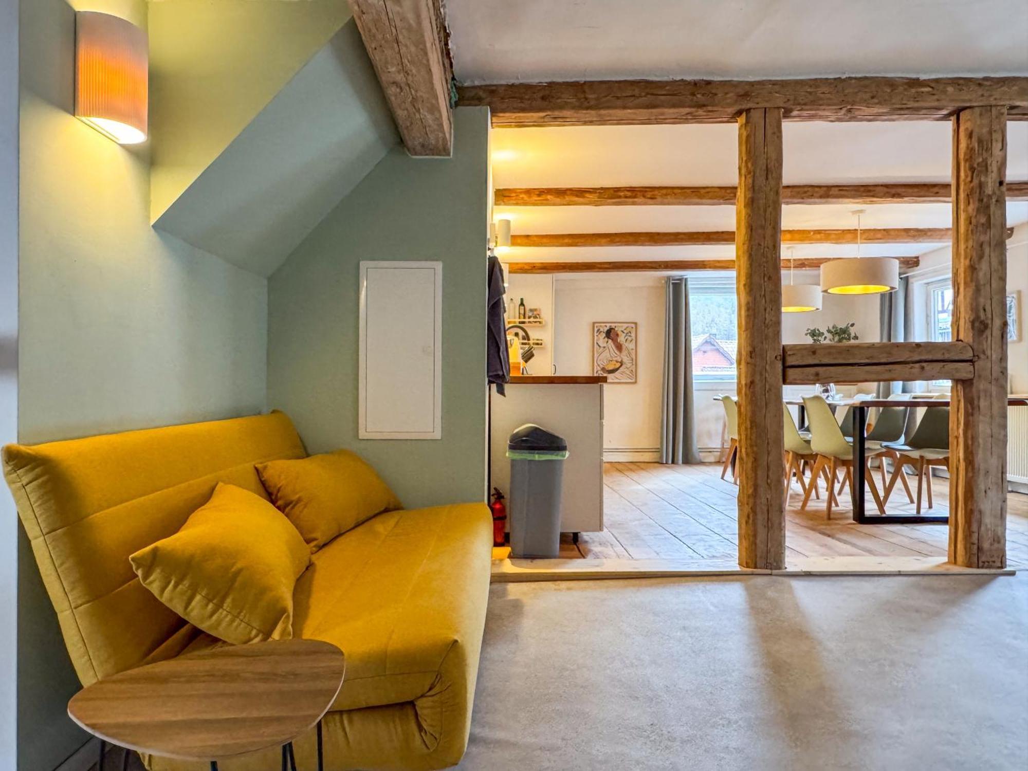 Haus Ludwig - Saniertes Fachwerkhaus Im Harz - 12 Personen Villa Thale Luaran gambar
